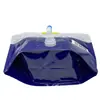 Boquilla de doble succión bolsa de agua de 10 litros agua rica en hidrógeno agua potable natural agua mineral cerveza bolsa de papel de aluminio válvula de interruptor exterior 5l
