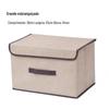 Caixa de armazenamento simples Houndstooth Multi-uso guarda-roupa caixa de armazenamento não-tecido cesta de armazenamento Toy Storage Box Factory