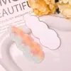 Procesamiento y Personalización de Nuevo Parche Acrílico con Estampado de Flores y Brillo para Niña Dulce Accesorios para Joyería DIY