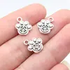 13X11Mm 1,05g Prata Antiga Liga de Zinco Acessórios Dinheiro na Mão Moeda de Cobre Garras Pingente