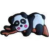 Hebilla de Zapato Serie Panda 12 Transfronterizo Caliente Flor de Zapato de Plástico de Goteo PVC Dibujos Animados Lindos Accesorios de Zapato DIY Agujero de PVC