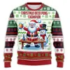 Sudadera Pullover Papá Noel Fiesta Callejera Calle Impresión Digital 3D Navideña Fea Unisex