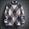 Quente Quente Transfronteiriço em estoque Outono e Inverno Novo Suéter Casual Gola Careca Suéter Base plus size Suéter Solto