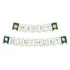 Decoraciones para la primera fiesta de cumpleaños del bebé: banner temático deportivo, artículos para fiestas infantiles, banners de fútbol y baloncesto, y accesorios para sesiones de fotos de 100 días y mes completo