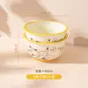 Tigela Pikachu Doméstica 2025 Nova Alto Valor Pessoal Fofa Cerâmica Louça Tigela de Arroz Tigela de Sopa