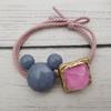 Cuerda para el pelo de ratón Mickey linda de Dongdaemun, Corea; Cuerda para niña; Accesorios para la cabeza para niños; Goma elástica; Cuerda para atar; Anillo simple para el pelo