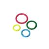 Llavero de Anillo de Resorte de Aleación de Zinc Pintura en Aerosol Laca Anillo Redondo Llavero Anillo Abierto Accesorios Bolsa Hebilla Colgante Joyería al por Mayor Equipaje