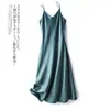 Nuevo Vestido de Tirantes Sexy para Mujer 2022 de Longitud Media para Primavera y Verano Color Sólido Base
