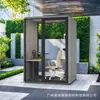 Habitación Insonorizada Inteligente, Cabina Silenciosa, Cabina Insonorizada para Instrumentos Musicales, Cabina de Piano, Habitación Móvil, Cabina de Reducción de Ruido, Almacén Exterior, Estructura de Acero, Móvil