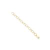 Cadena de Extensión para Pulsera o Collar con Colgante de Gota de Agua Chapada en Oro de 14/18K, Accesorios de Materiales para Joyería Hecha a Mano con Cuentas