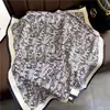 Pañuelo Delgado de Seda de 70 cm con Estampado de Poni, Pañuelo para Mujer, Accesorio para Camisa, Pañuelo para el Cuello, Pañuelo Cuadrado Pequeño, Chal de Alta Gama