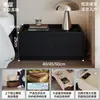 Mesita de noche moderna minimalista estilo italiano, modelo nuevo 2026 para dormitorio del hogar, madera maciza, lujo ligero con un toque de alta gama