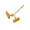 Accesorios para Joyería DIY Cadena de Extensión de Broche de Langosta Cadena de Cola Pinza Dentada Pequeña en Forma de Gota Hebilla de Clip Hebilla de Clip para Cuerda Pinza de Caballo