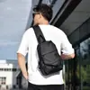 2026 Nueva Bolsa de Pecho para Hombre de Gran Capacidad Bolso Cruzado Casual de un Solo Hombro Mochila de Pecho Elegante para Viajes Bolso Cruzado para Hombre