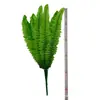 Venta al por mayor de plantas verdes, helechos, hierba persa de 18 cabezas, hojas artificiales, flores artificiales de plástico, decoraciones de pared de plantas, decoraciones de boda