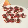 Pinguim Doce Colorido Pentagrama Gordo Furo Reto Contas DIY Corrente de Celular Bolsa Pingente Contas Soltas Material Acessórios