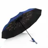 Guarda-chuva Totalmente Automático de 12 Ossos, Guarda-chuva para Sol ou Chuva, Guarda-sol Grande com 70% de Desconto, Guarda-chuva Publicitário com Proteção Solar para Negócios, Logotipo Imprimível