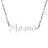 Pulsera Versátil de Alto Nivel Transfronteriza con Letras para Mamá, Joyería Elegante, Regalo del Día de la Madre, Collar, Cadena para la Clavícula
