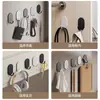 Gancho Fuerte Adhesivo Sin Taladro Paredes de Cocina Baño Parte Trasera de Puerta Gancho Adhesivo sin Rastro Gancho Perchero