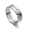 Anillo informal de acero inoxidable de estilo étnico para hombre y mujer, joyería sencilla de moda, ideal para parejas, gran oferta transfronteriza.