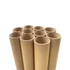 Tubo de Papel Amarillo Ordinario Personalizado Tubo de Cartón Tubo para Pósters Tubo Redondo de Papel Kraft Embalaje para Caligrafía y Pintura Tubo de Papel para Cañas de Pescar Tubo Embalaje Express