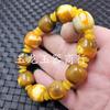 Pulsera de ágata de Xizang con cuentas una, dos, tres, cuatro, cinco, seis, nueve ojos colmillo de tigre Ruyi joyería pulsera de jade luantong