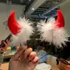 Sexy Encaje Pluma Orejas de Conejo Accesorio para el Cabello Diadema Disfraz de Evento Diadema de Orejas de Gato Adorno de Cabeza para Fiesta Estilismo