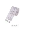 Cinta de lino sintético en stock para decoraciones navideñas, cinta navideña impresa a medida con purpurina, transfronterizo a medida