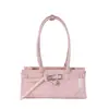 Bolsa de Ombro Pontilhada Estilo Coreano Tendência de Verão Design de Nicho para Mulheres, Novo Modelo 2026 com Toque de Luxo, Bolsa Baguete de Axila