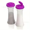 Venta Caliente Transfronteriza de Amazon Botella Aspersora de 2 Piezas Botella de Plástico para Condimentos Aspersor de Polvo Botella para Especias Pimienta