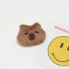 Bonito dos desenhos animados de pelúcia capabala capivara boneca diy broche pin chinelos meias acessórios acessórios