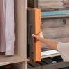 Caixa de Armazenamento de Roupas de Cinco Portas Caixa de Armazenamento de Roupas e Brinquedos Doméstica Guarda-Roupa Dobrável Transparente Caixa de Armazenamento de Plástico