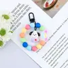 Boneca Cartoon Fofa Resina Contas Coloridas Arco-Íris Pequeno Pingente Pulseira DIY Menina Contas Bolsa de Celular Charme