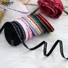 Cinta de Poliéster Mate Retro Inglesa de 0.6cm Empaque de Caja de Regalo Accesorios para Joyería DIY Material de Lazo de Cinta