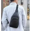 Bolso Cruzado Exclusivo para Hombre de Pecho de un Solo Hombro para Viajes Diarios Resistente al Desgaste Sensación de Alta Gama Gran Capacidad Estilo Masculino Bolsas de Fuente Directa Artículos de Cuero