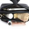 Bolsa de Bolso Multicamadas Bolsa Transversal Feminina 2024 Nova Bolsa Feminina de Couro Genuíno Bolsa para Mãe de Meia-Idade Bolsa de Ombro Fashion para Sogra