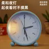 Despertador Popular Metálico Transfronteiriço, Relógio de Mesa Simples e Criativo para Estudantes, Luz Noturna, Relógio de Mesa Silencioso, Gadget para Acordar, Sino de Alarme