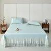 2026 Nuevo Modelo Clase A Esterilla Refrigerante para Frijoles Falda de Cama Estilo Juego de Tres Piezas de Esterillas Refrigerantes
