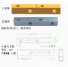 Conector de barra de barramento de alumínio de tira longa de 4 furos M4 M3 junta flexível acoplamento quadro de ponte junta adaptador de fixação de máquina