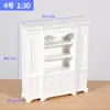 Modelo de mesa de centro en miniatura DIY, muebles en miniatura, mesa pequeña, sillas, escena de mesa de comedor, mesas, sillas, taburetes