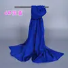 Bufanda de Gasa Georgette de Color Sólido Venta al por Mayor Regalo Pequeño Navideño Chal Rojo Grande Estilo Delgado Bufanda Roja Grande para Danza de Mujer