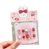 Pegatinas de Uñas Portátiles Infantiles Especiales de Dibujos Animados Lindas para Niñas, Set Exquisito Seguro y No Tóxico