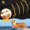 Em estoque Corrente de cobra de 4 mm de largura Corrente de cachorro de aço inoxidável Colar de animal de estimação Saída de fábrica Corrente para animais de estimação Coleira de cachorro com corrente P
