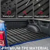 Adecuado para 15-24 Ford F150 Almohadilla Trasera de Cubo Exportación Camioneta Pickup Transfronteriza Almohadilla de Caja Trasera TPE Almohadilla Trasera de Cubo de Camioneta Pickup Ford