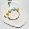 Pulsera de Cerámica Jingdezhen Nueva Pulsera de Cerámica Estilo Chino Joyería Hecha a Mano Cuerda Estilo Tíbet Puesto de Pulseras Jingdezhen