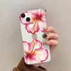Nueva Funda de Teléfono Floral Simple Estilo Ins y Venta al por Mayor para Apple 17 Pro Max, Cubierta Protectora de TPU Pintada
