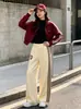 Calça Casual com Estampa de Elementos de Futebol, Logo Pequeno, Listras Laterais, Cintura Elástica, Perna Larga Simples, Calça de Moletom Esportiva, Coleção Outono