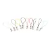 100 cordões para celular pingente de corda pequena fácil de desmontar feito à mão DIY chave pequeno cordão acessórios de joalheria
