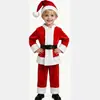2026 Novo Traje de Vestido do Papai Noel Transfronteiriço Fantasia de Cosplay para Role-Playing de Natal para Apresentação de Palco