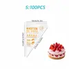 Descartável Bolo Bebê Ferramentas para Comida de Bebê Feijão Derretido Saco de Confeitar Bicos Assar Conjunto Completo Formas Saco de Apertar Creme